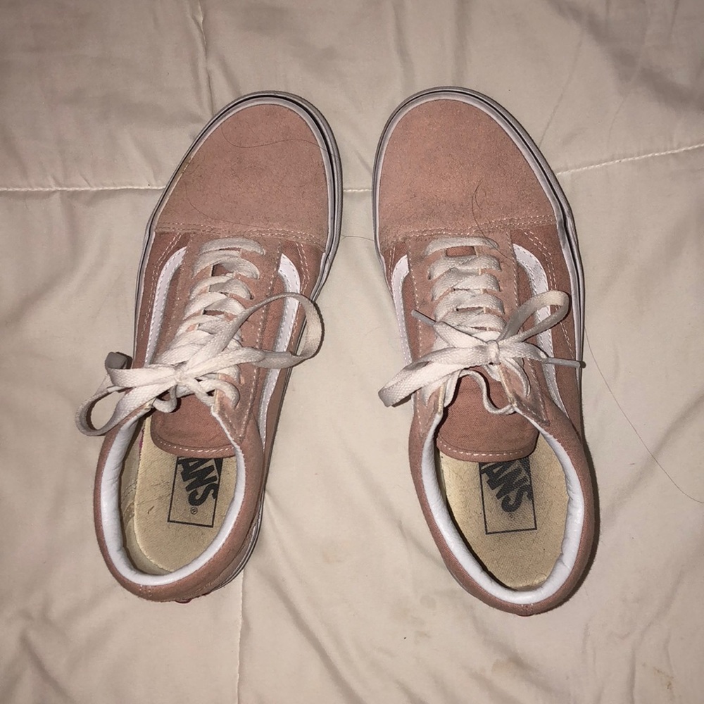 pink old skool vans